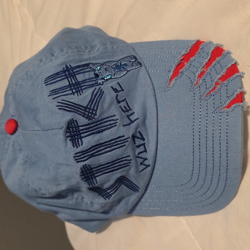 Stitch Wuz Here Youth Hat Cap By Disney Parks Blue Lilo & Stitch‎. NWOT